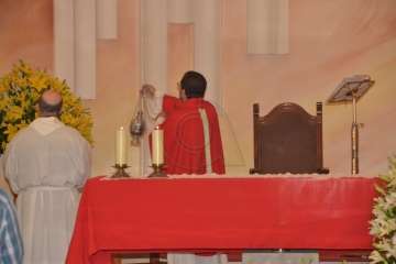 Procesión de Santiago Apóstol en Lomo Cementerio-Telde (Foto Francisco Javier Santana)